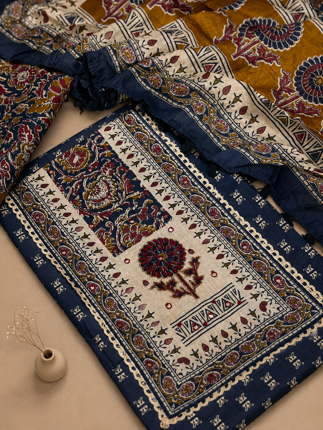 kesar unstitched suit