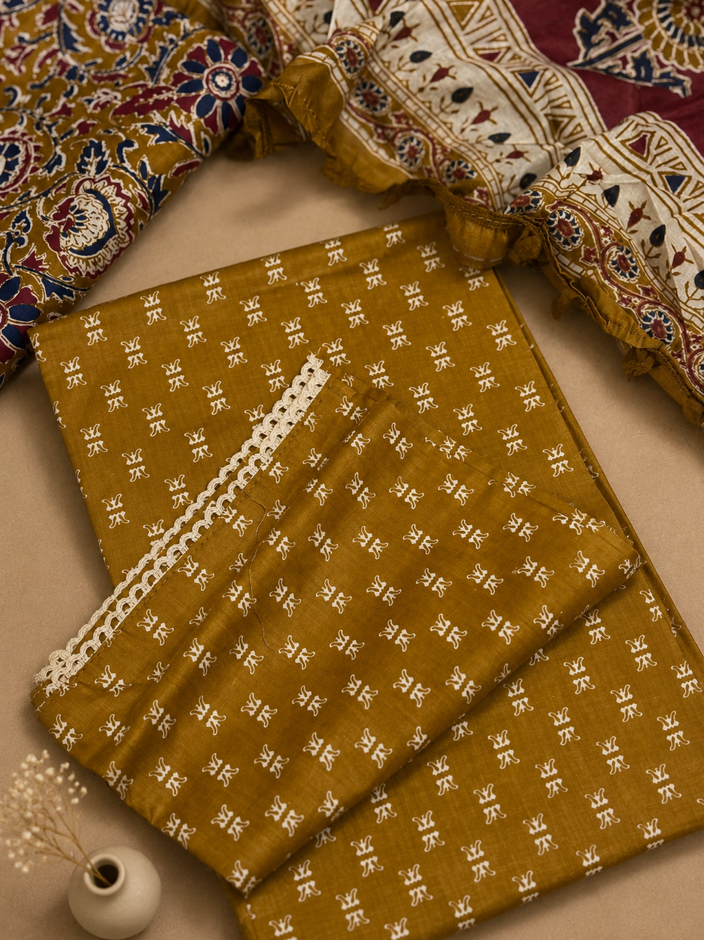 kesar unstitched suit