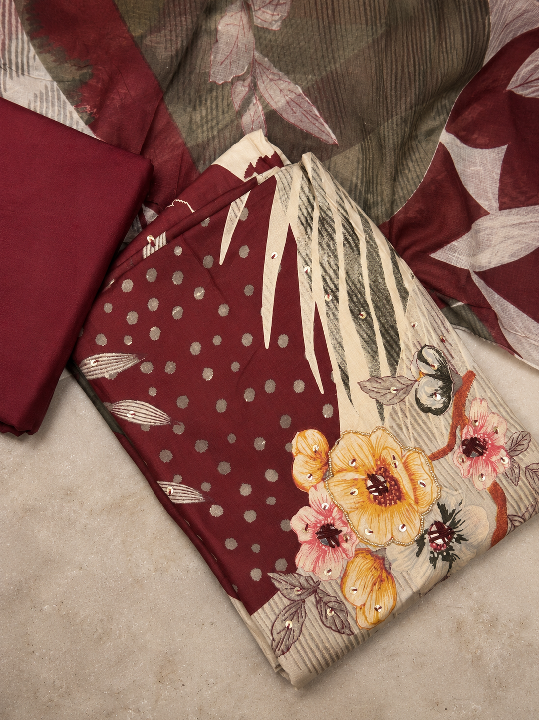 kaashni unstitched suit