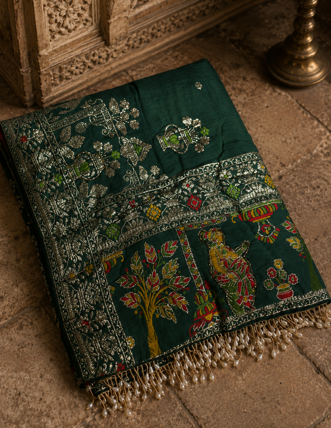 kalash Dola silk saree