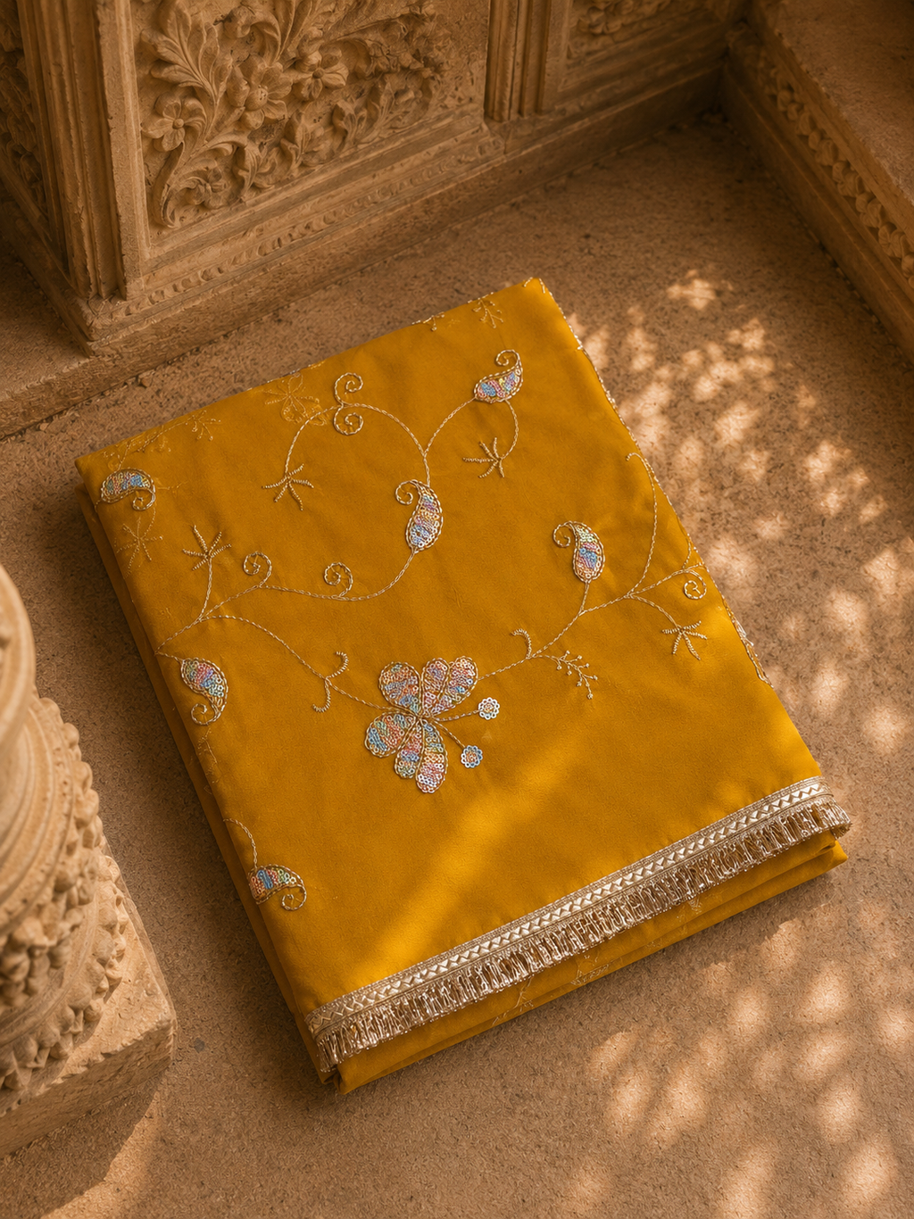 butterfly darbari saree