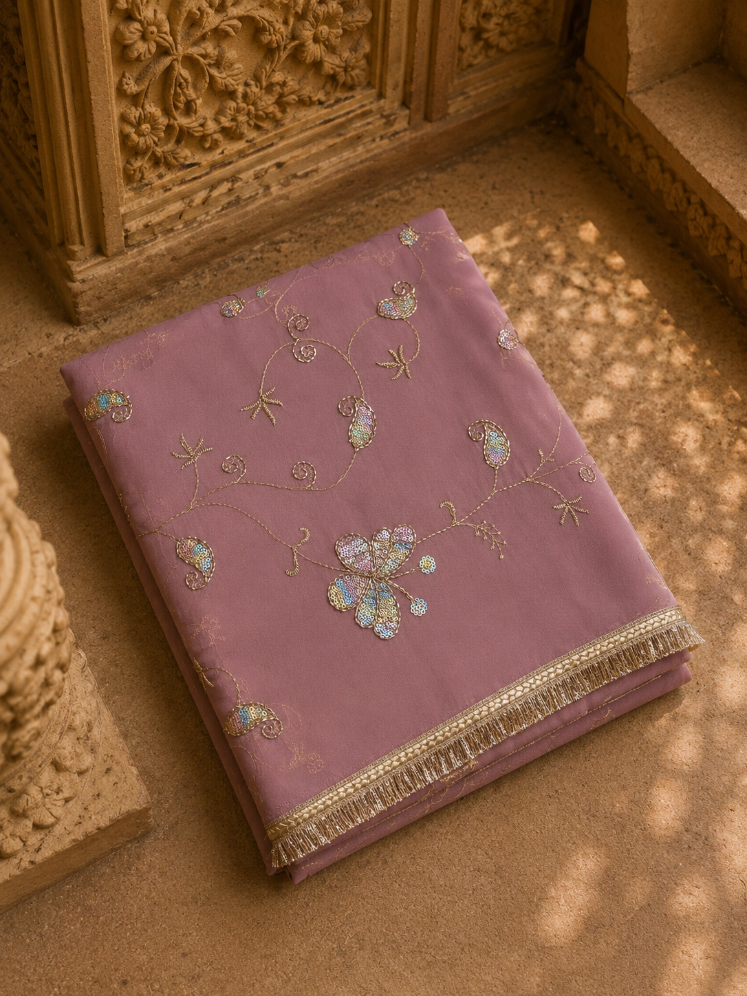 butterfly darbari saree