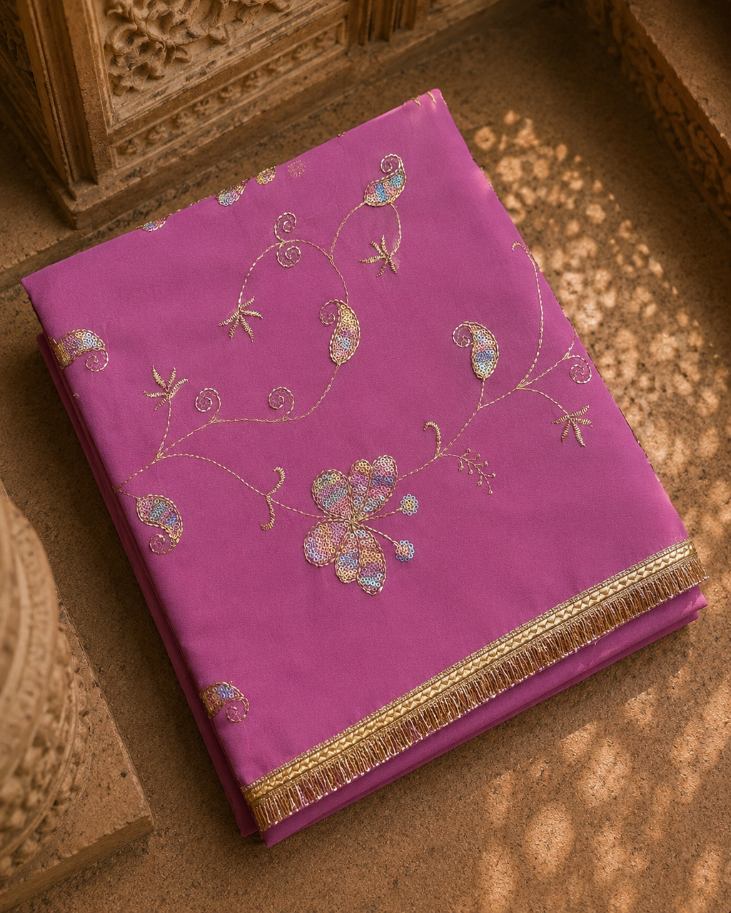 butterfly darbari saree