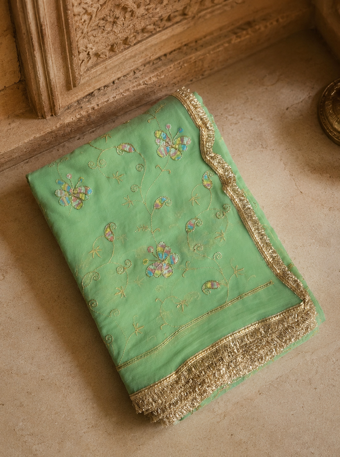 butterfly darbari saree