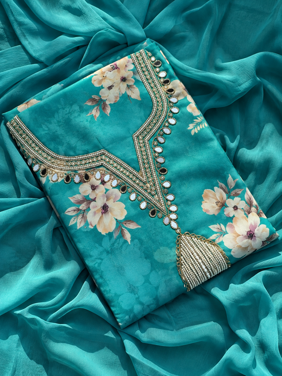 Muslin Unstitched Suit