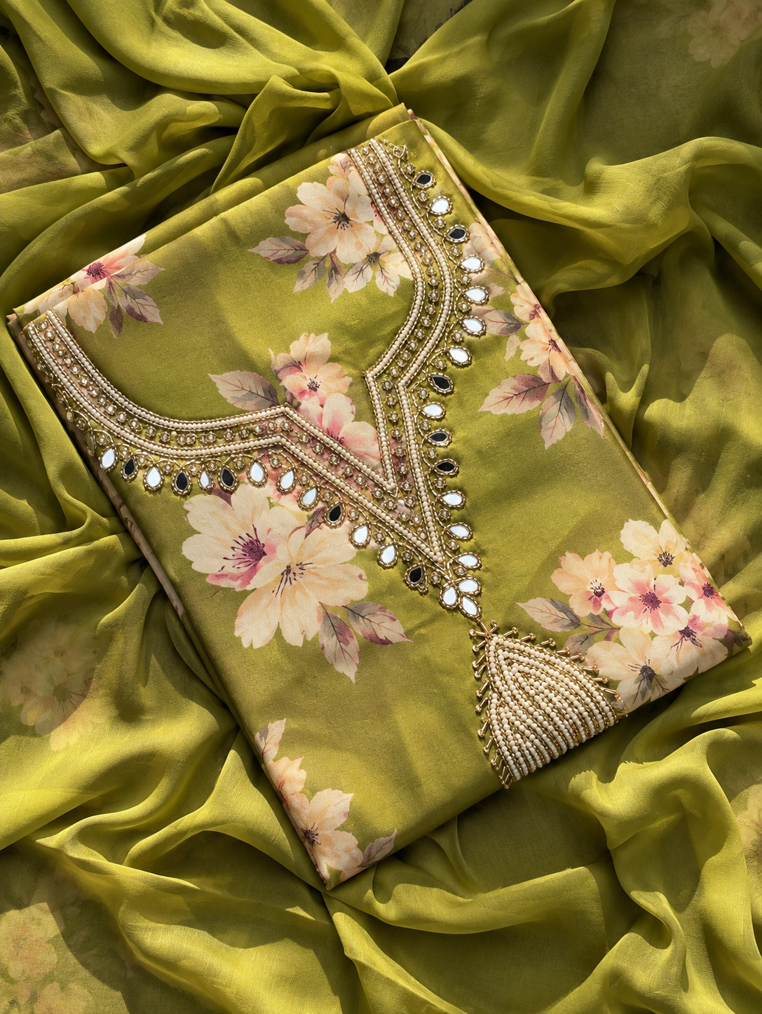 Muslin Unstitched Suit