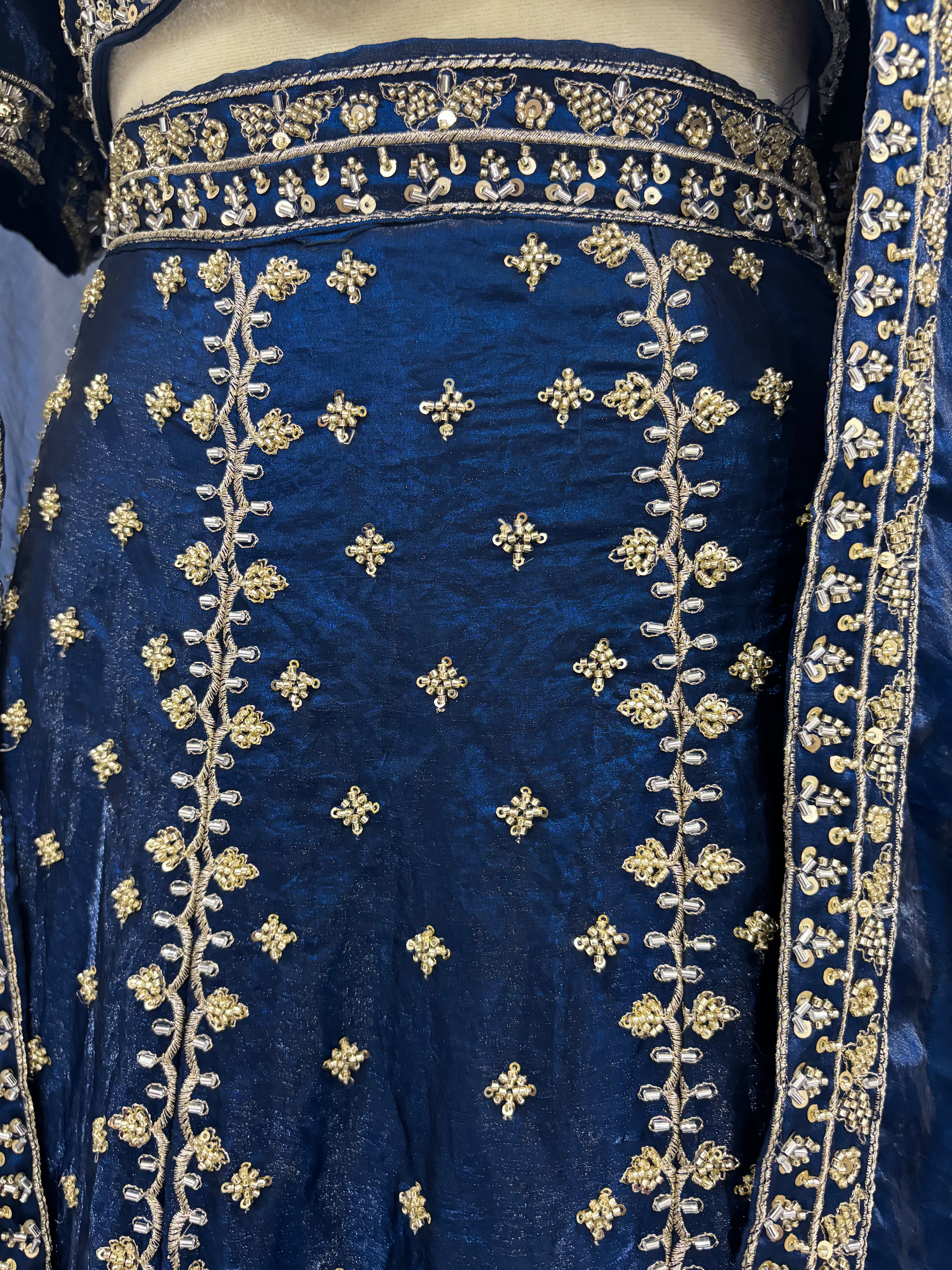 TAARA NAVY BLUE LEHENGA