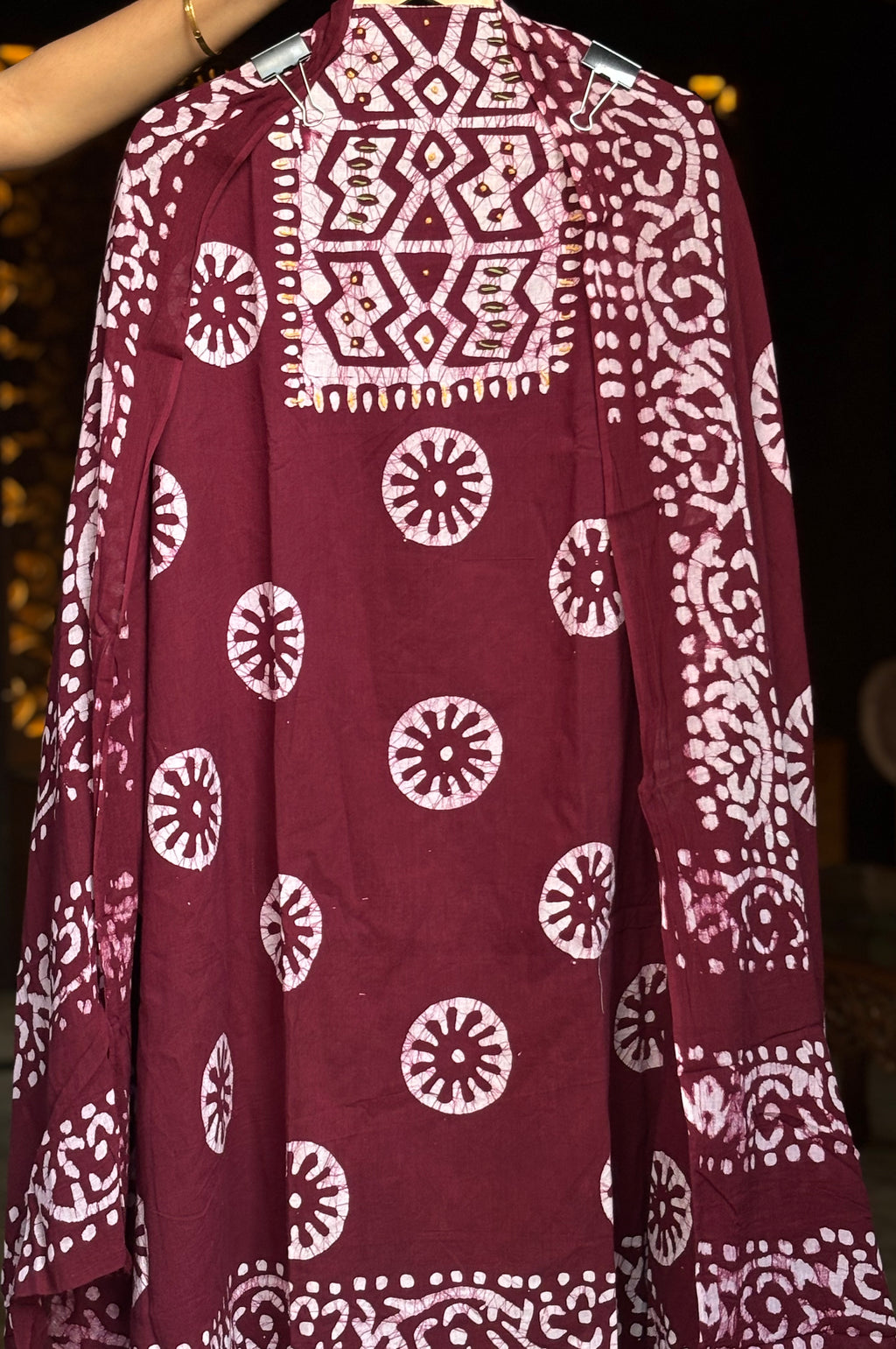 Batik Unstitched suit