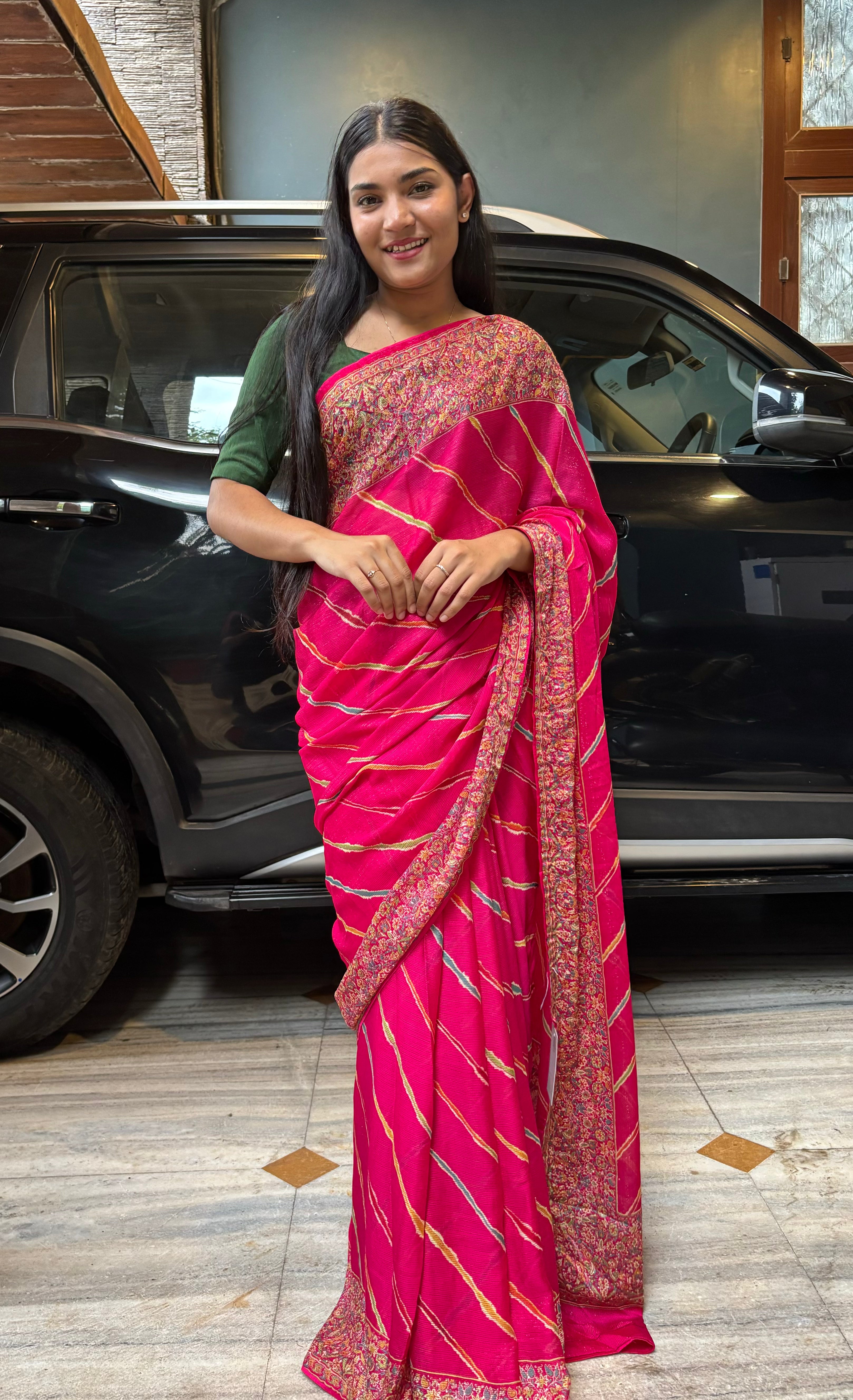 lehariya saree