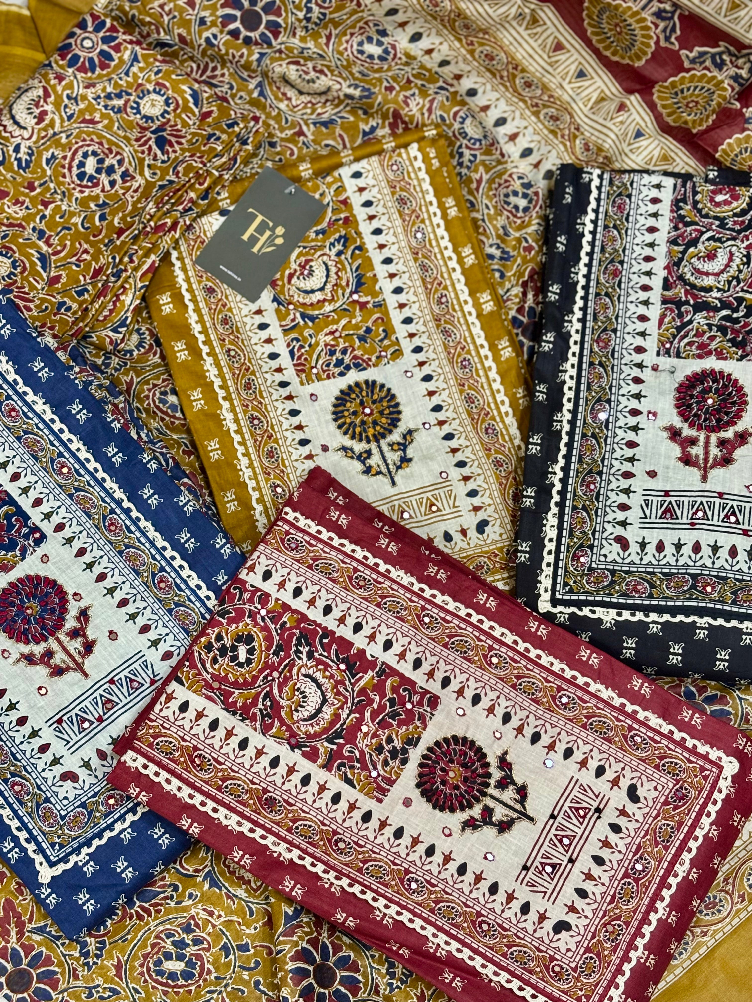 kesar unstitched suit