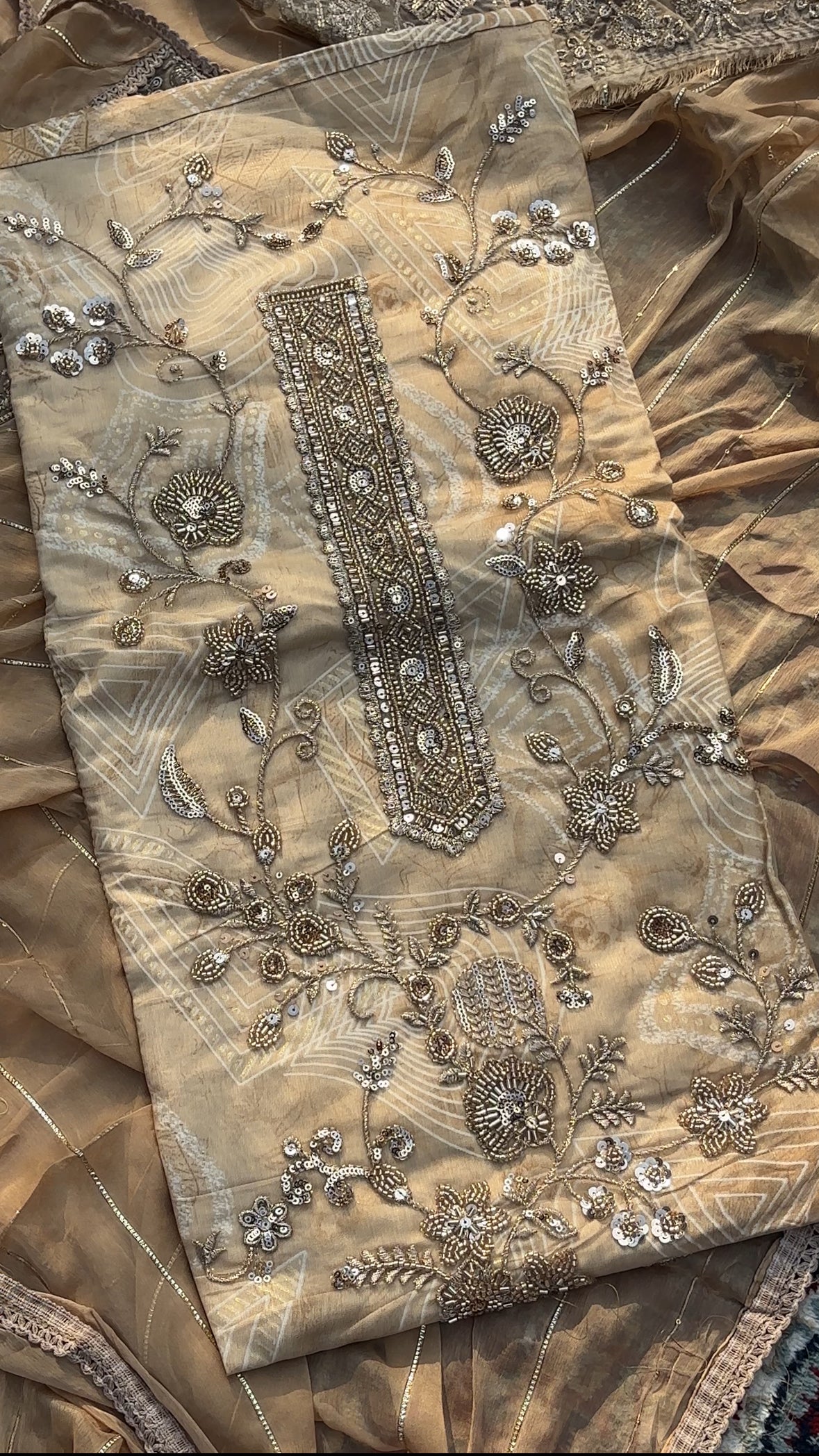 Sunhera Semi-Stitched Suit Set