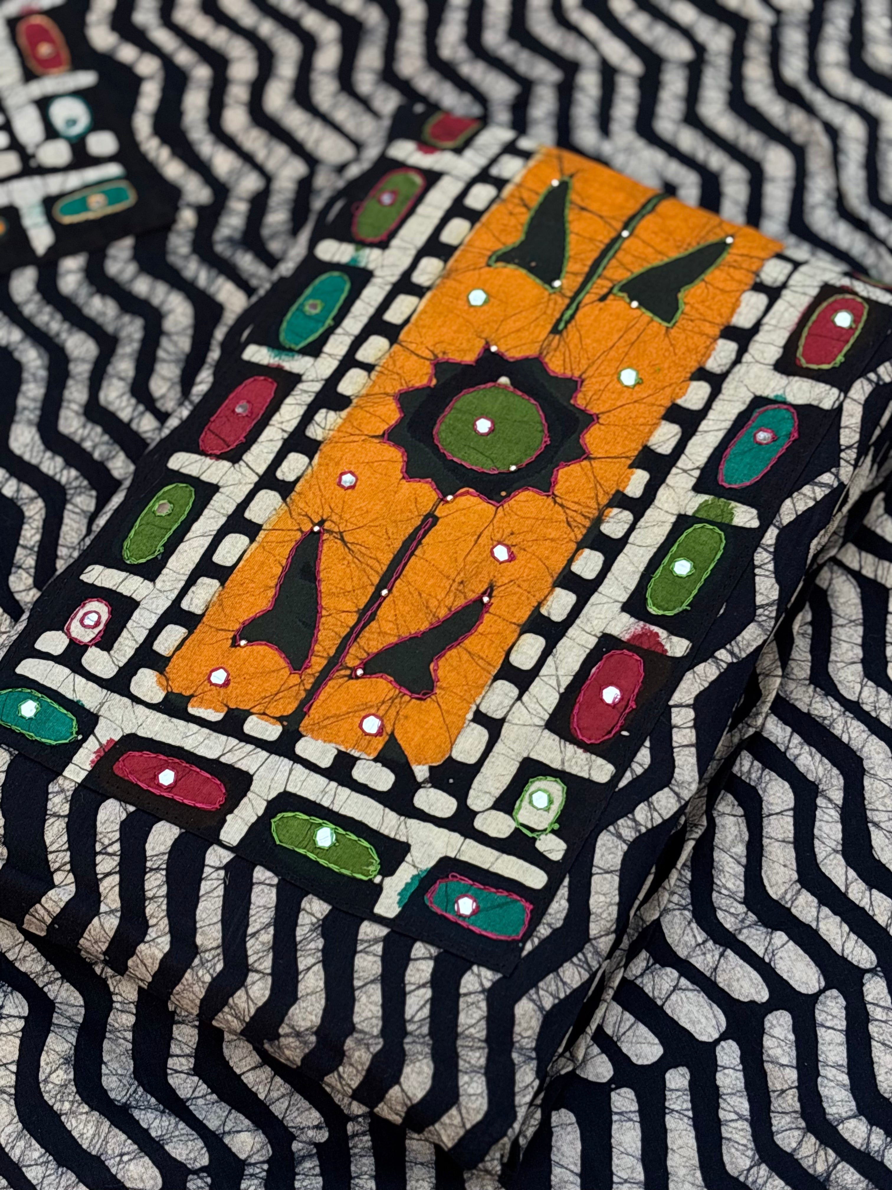 Batik Rangrez Pure Cotton Unstitched Suit