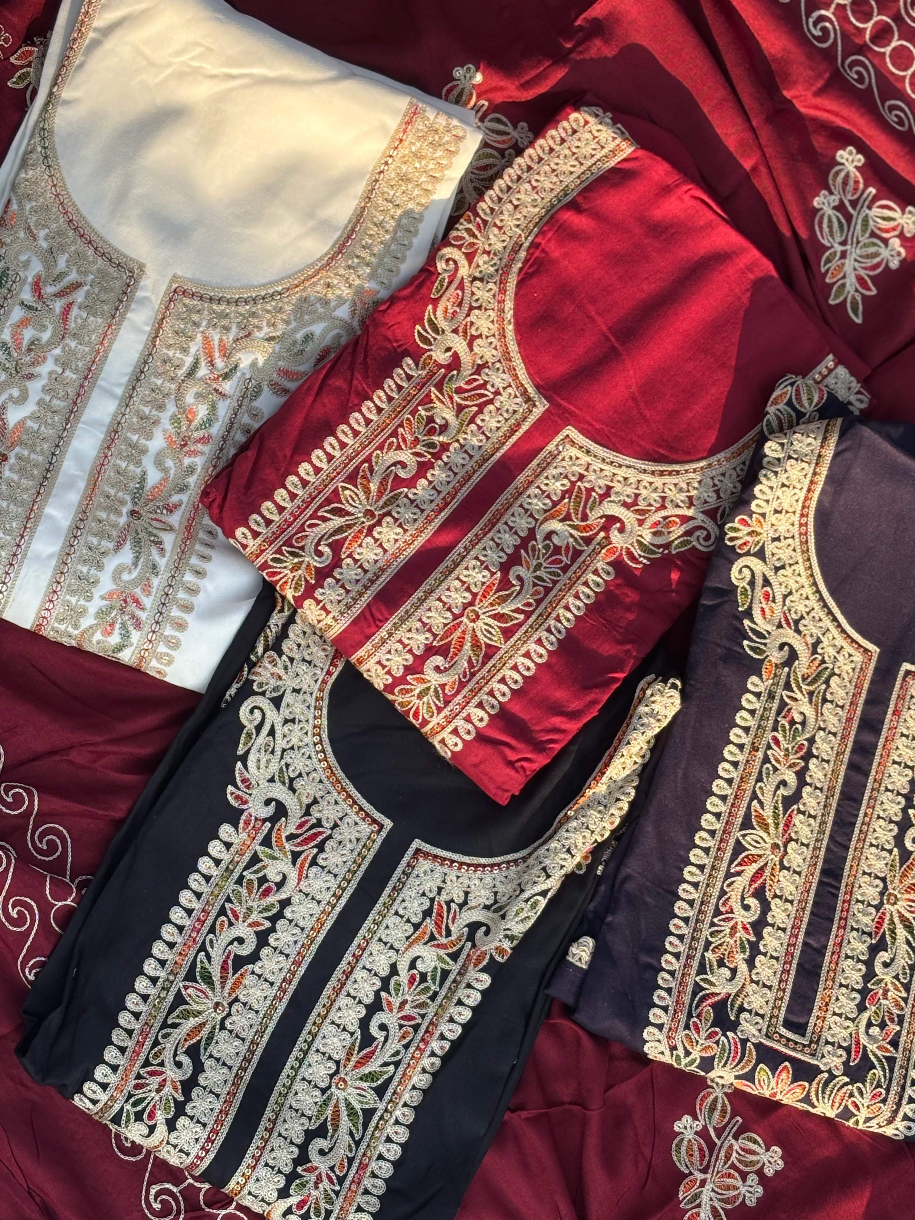Kashmiri Embroidered Unstitched Suit