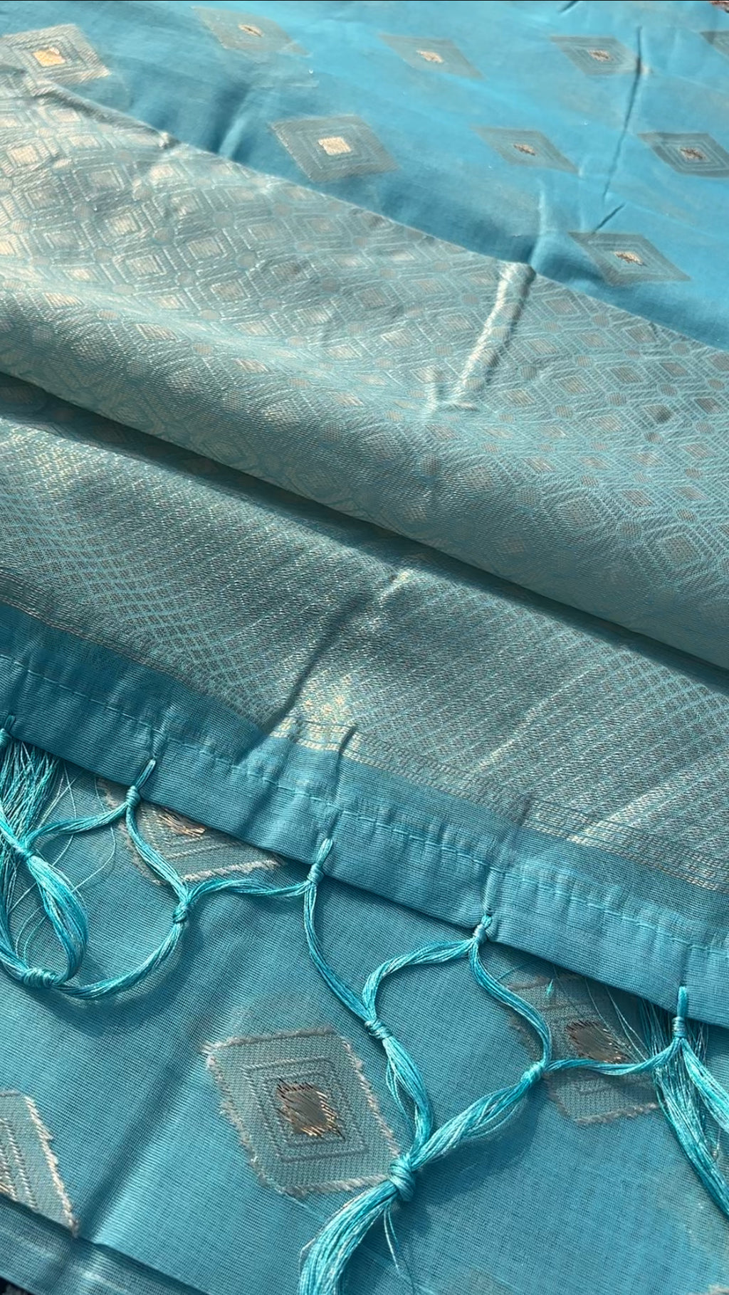 Diamond Jaal Cotton Saree