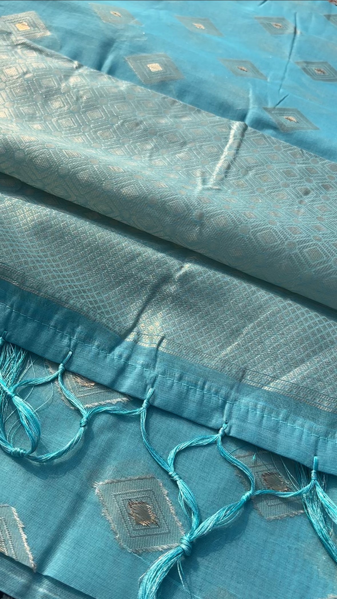 Diamond Jaal Cotton Saree