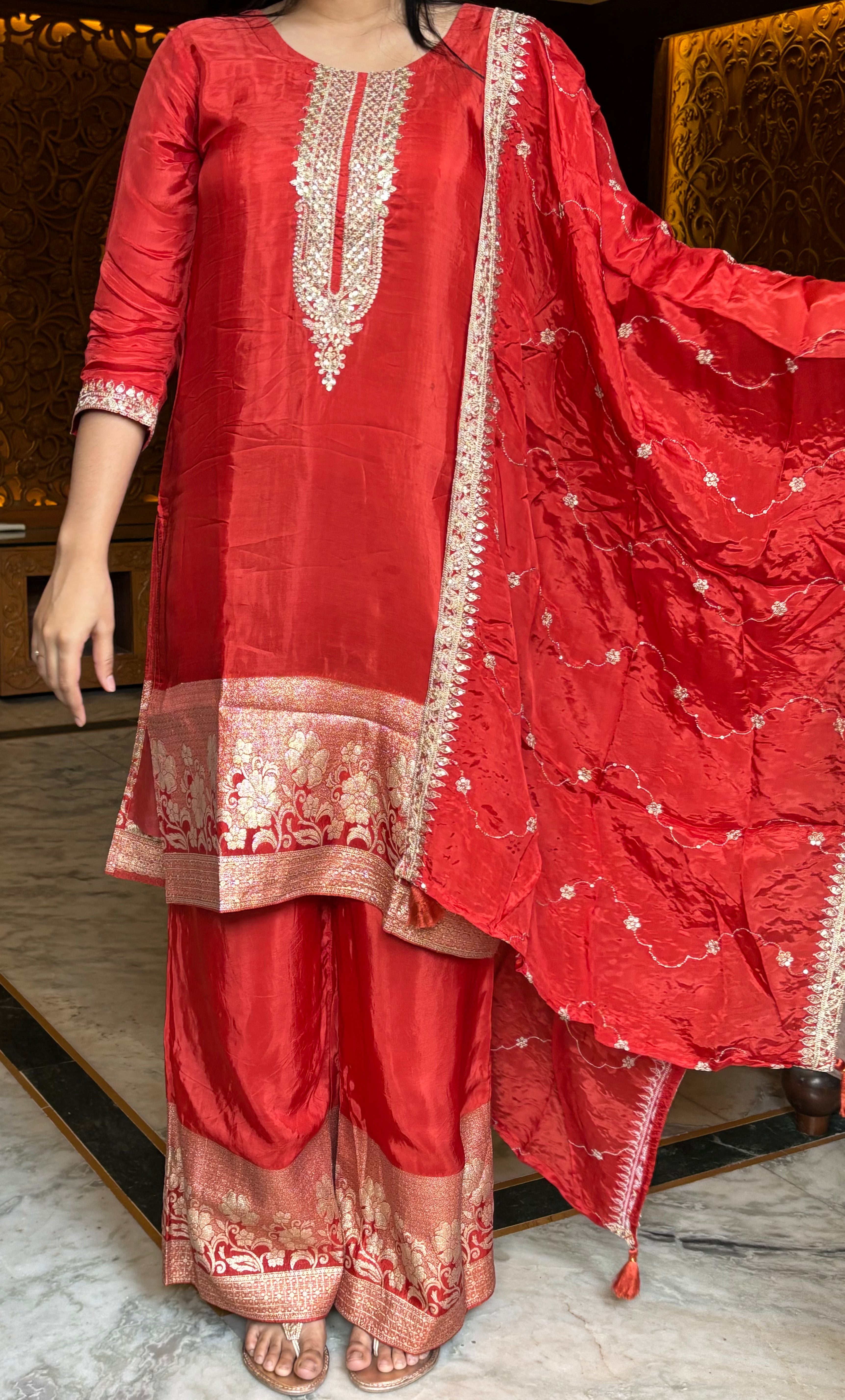 Riwaayat Plaazo Suit Set