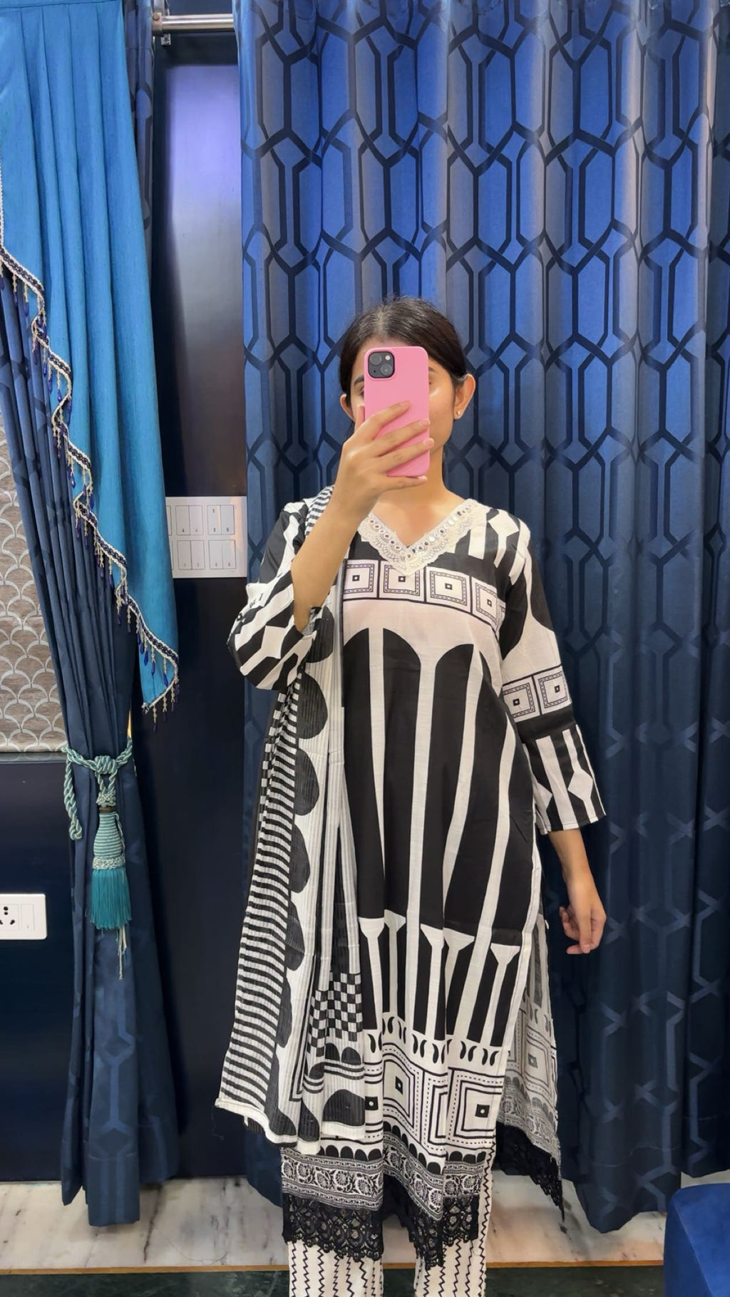 Moonlight suit set- black