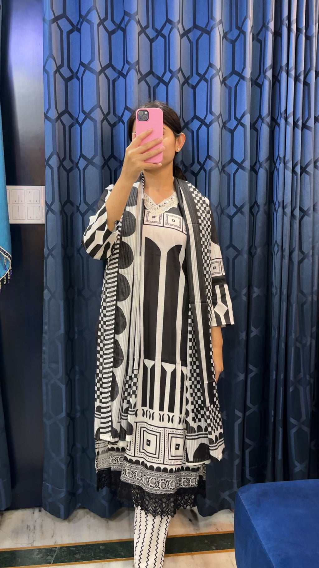 Moonlight suit set- black