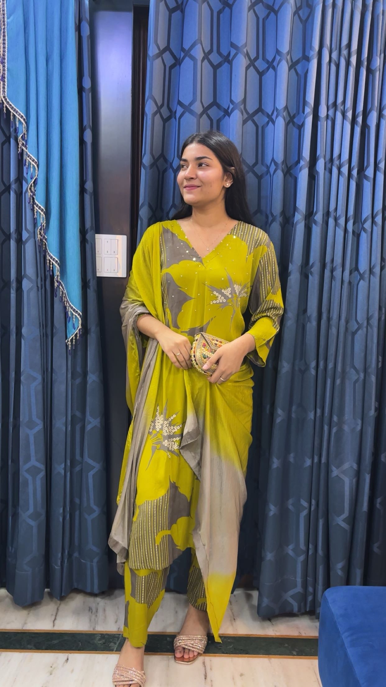 Ruwaa Suit set - Light Green