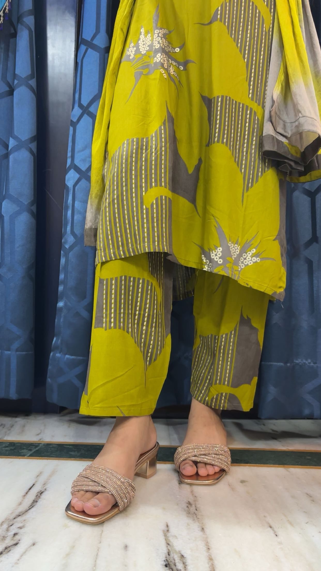 Ruwaa Suit set - Light Green