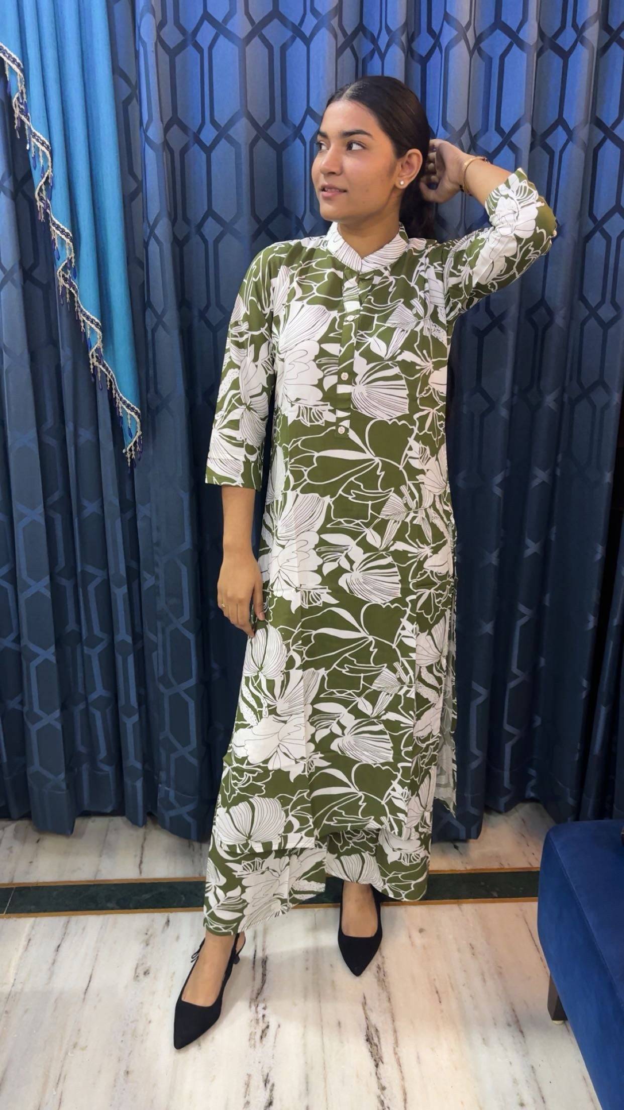 Cord Set - Olive Green