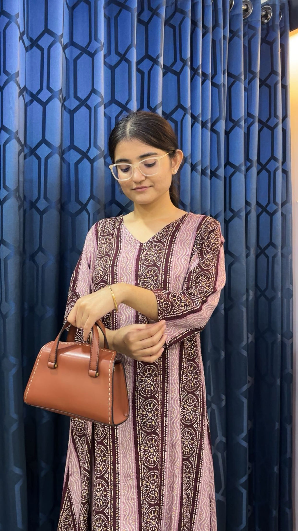 Rayon Cord Set - Bandhani