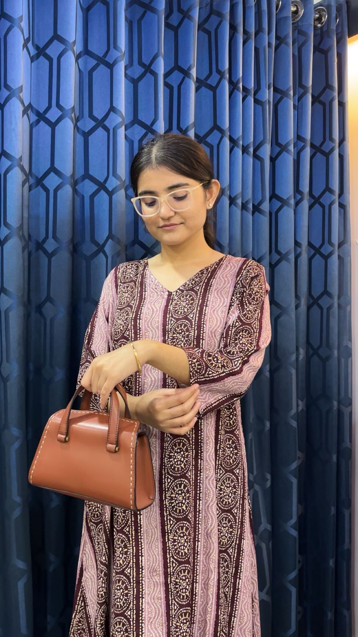 Rayon Cord Set - Bandhani