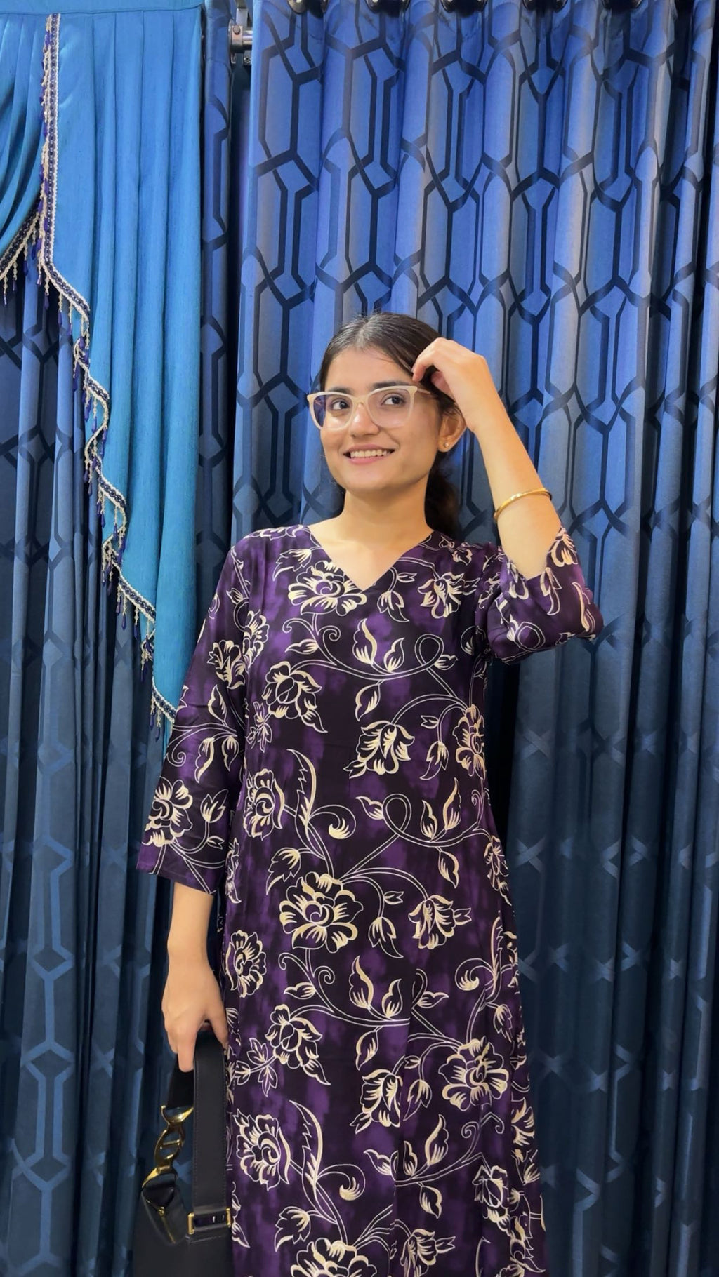 Rayon Cord Set - Purple