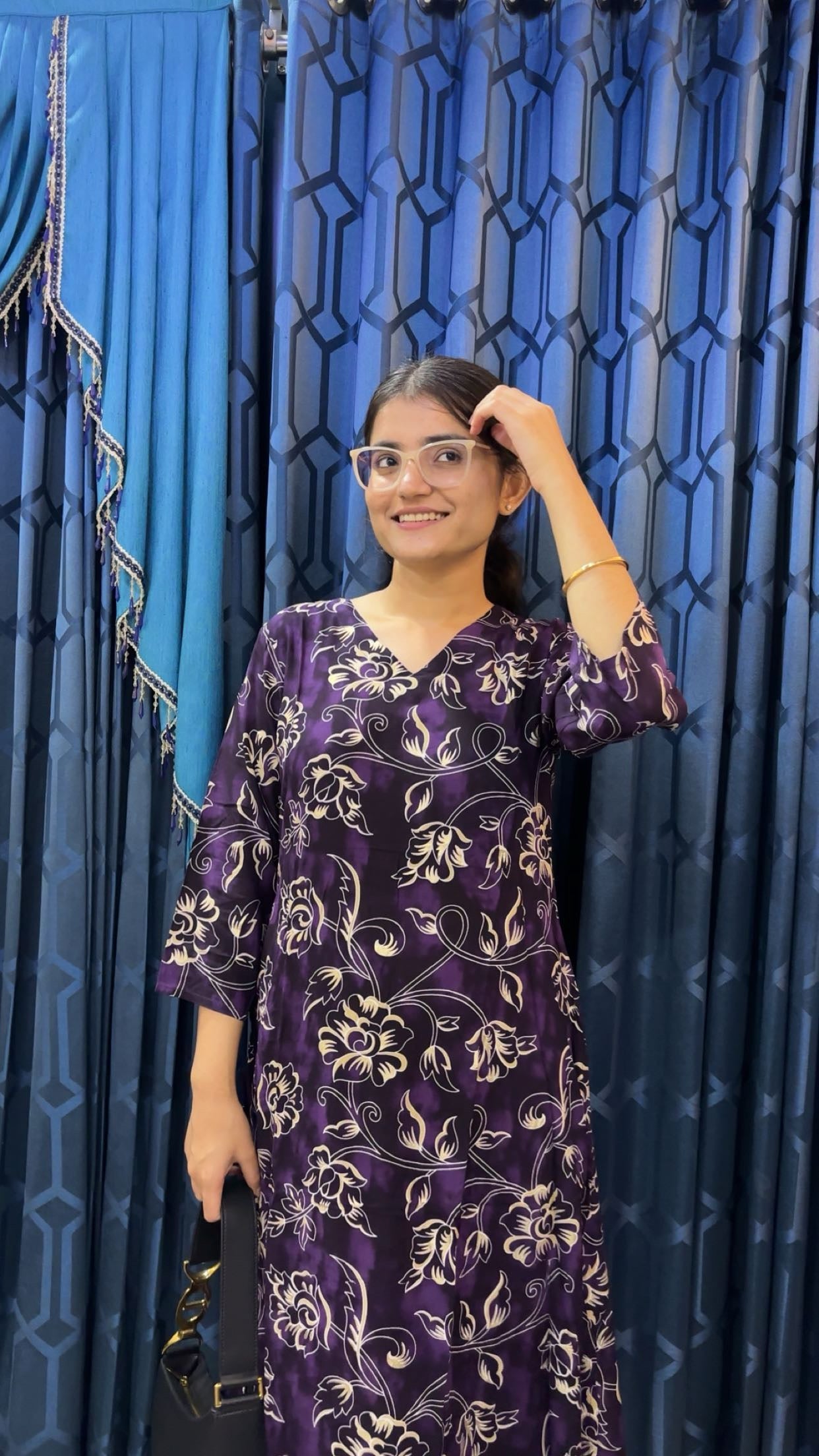 Rayon Cord Set - Purple