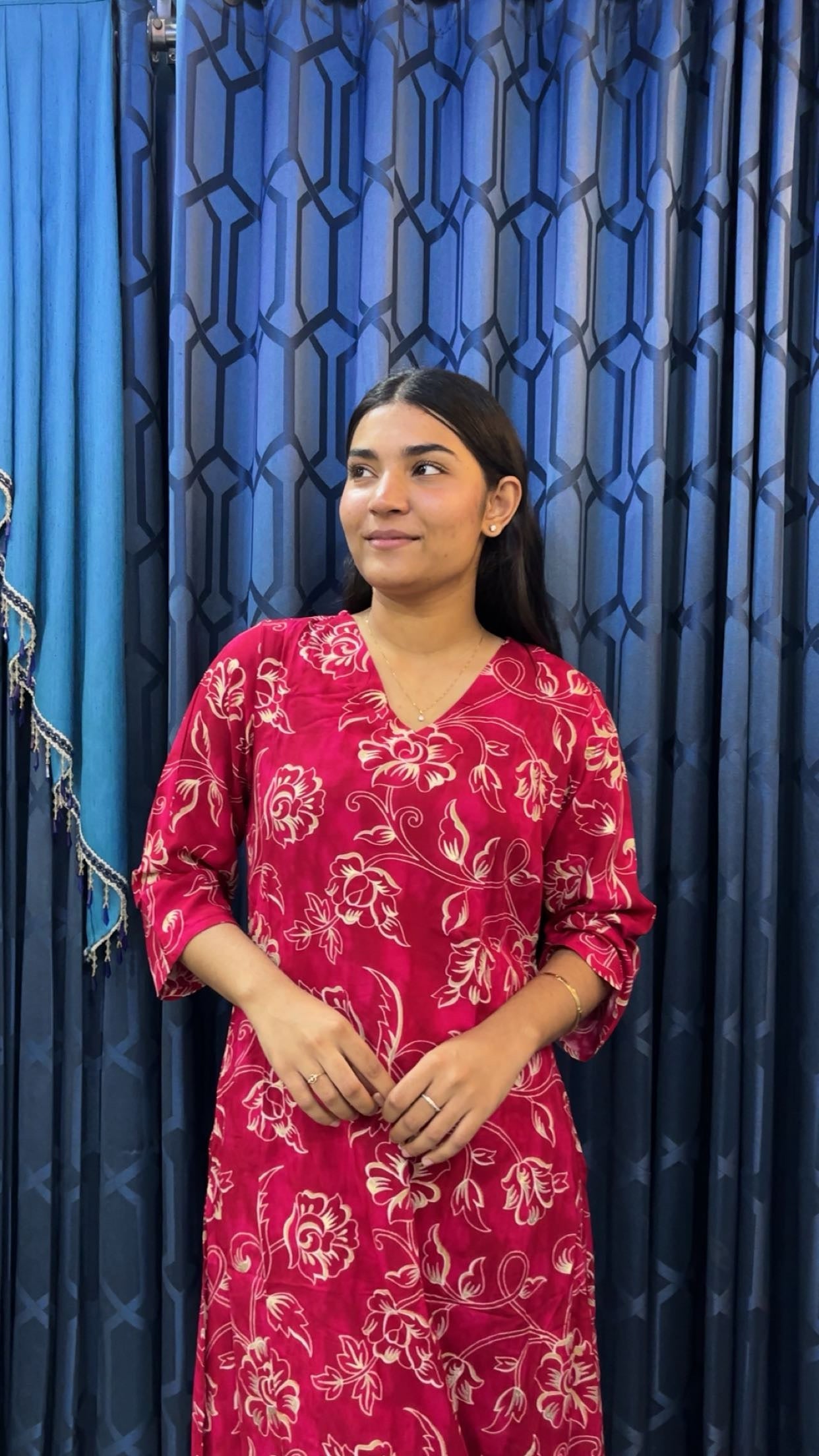 Rayon Cord Set - Hot Pink