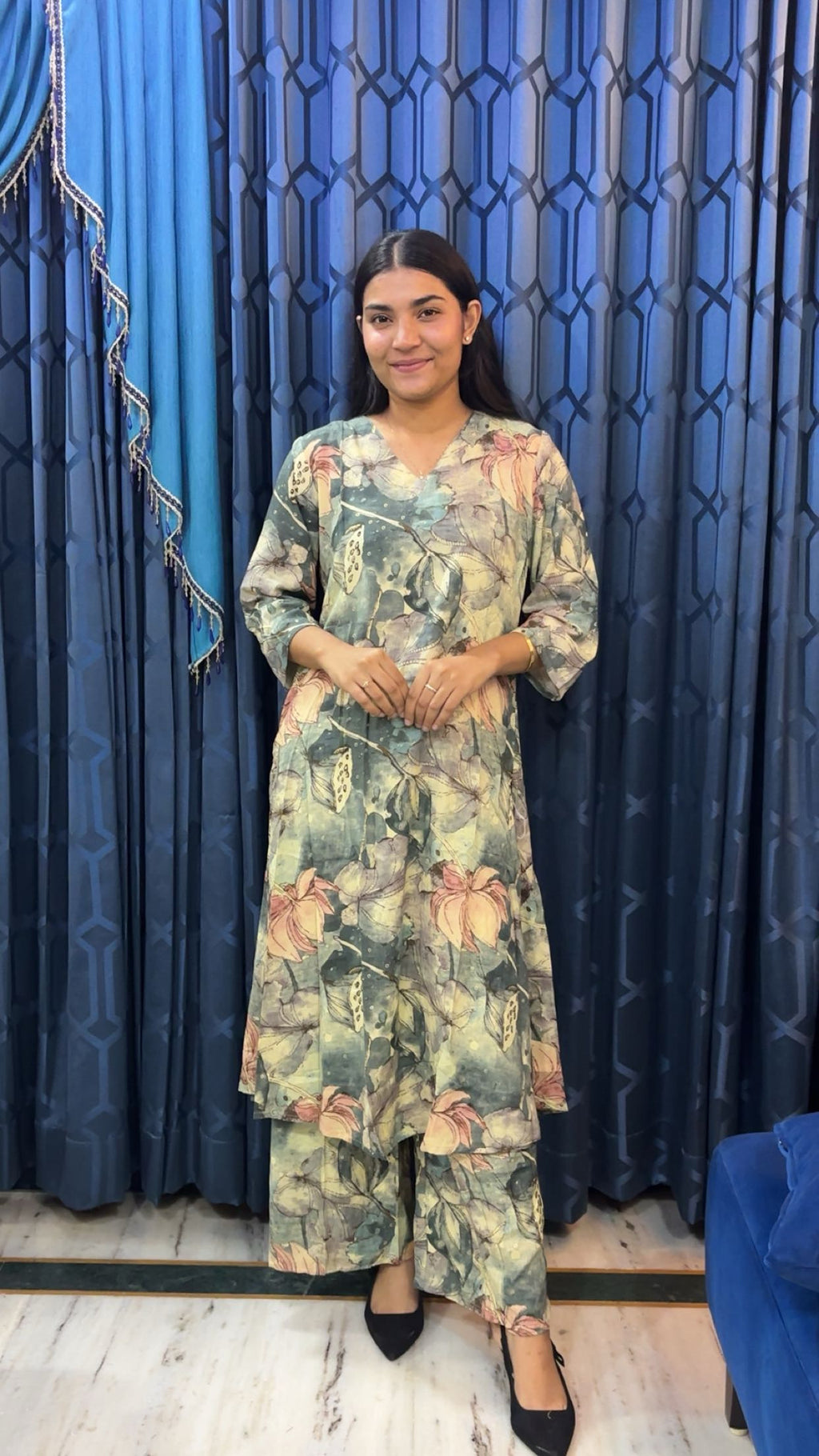 Rayon Cord Set - Kasturi