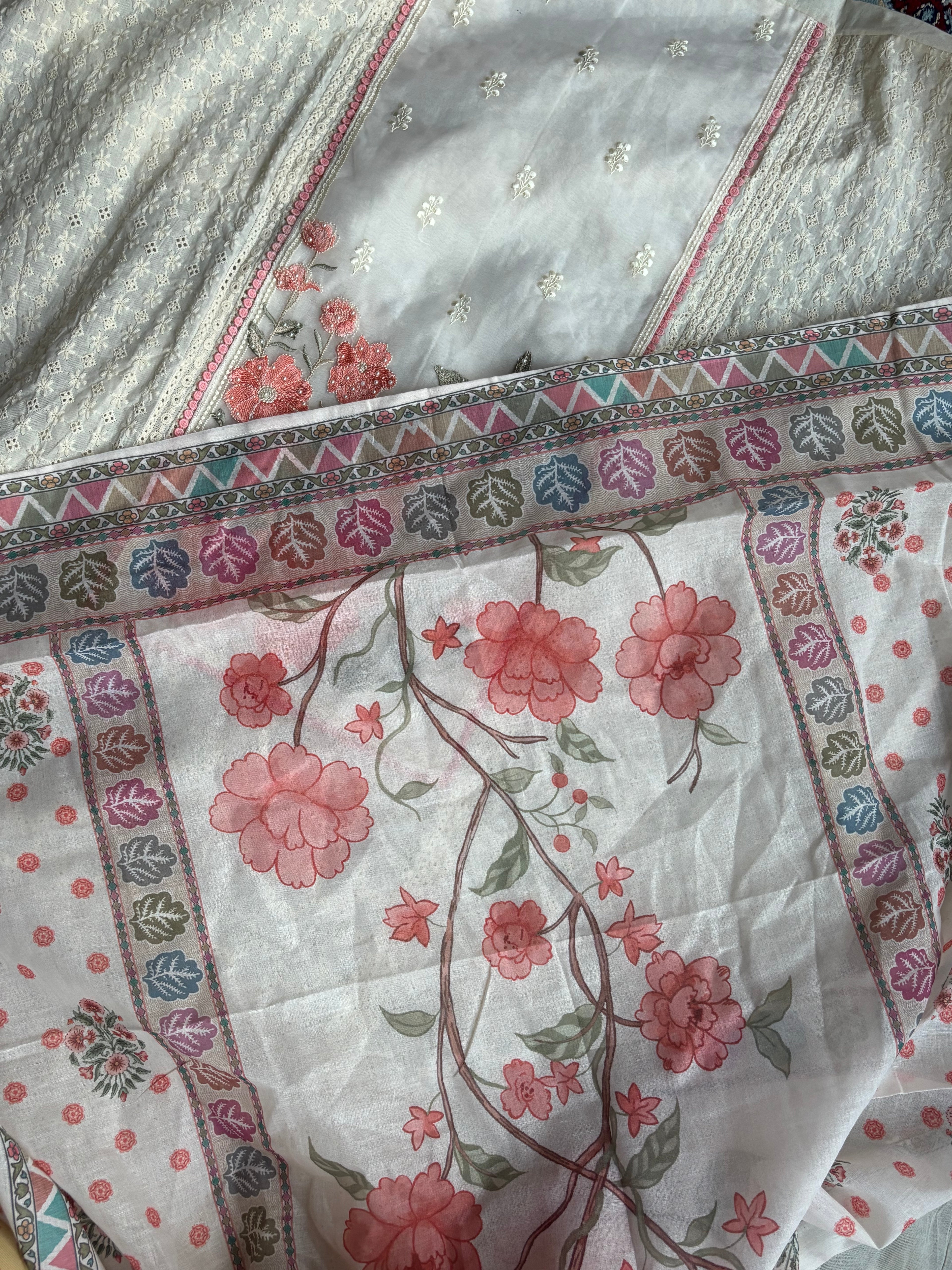 Pastel Flower Unstitched Collection