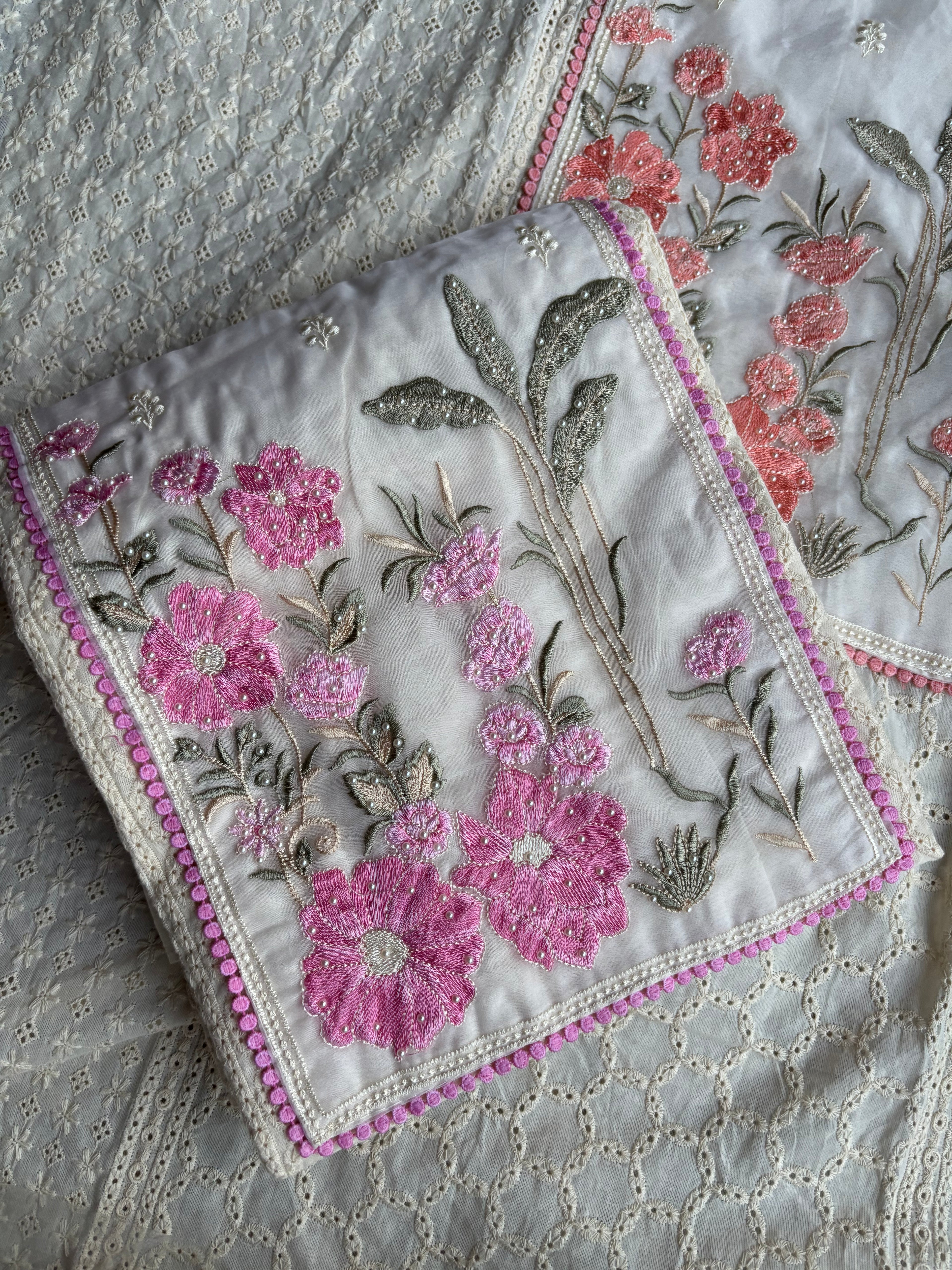 Pastel Flower Unstitched Collection