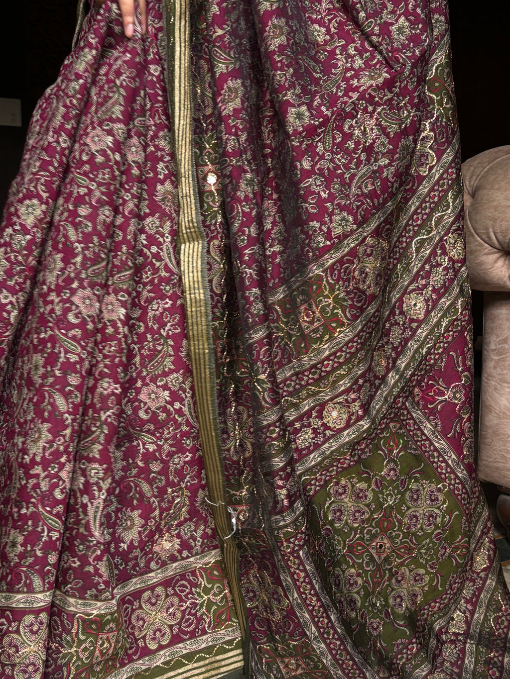 Aari Work Saree