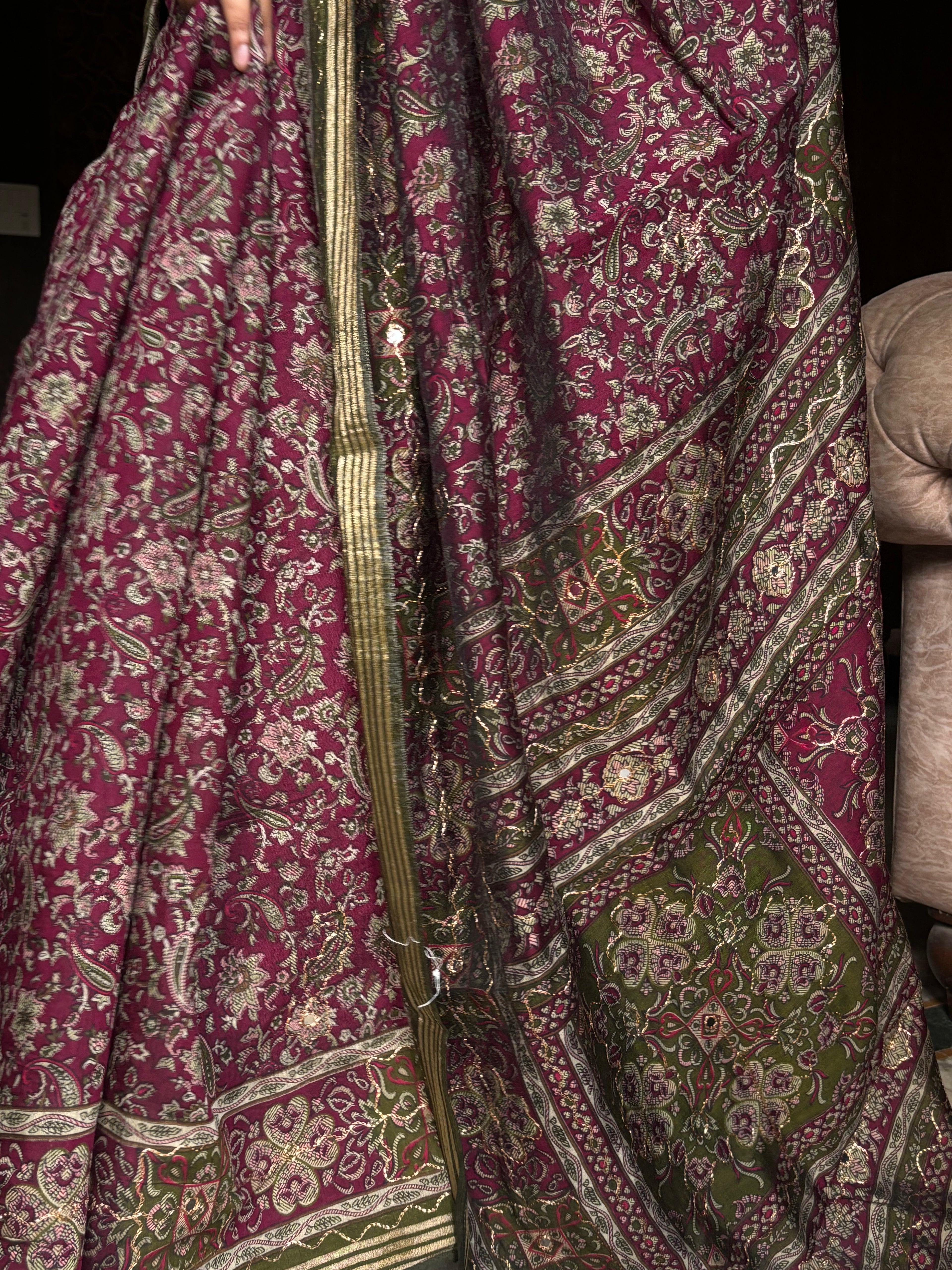 Aari Work Saree