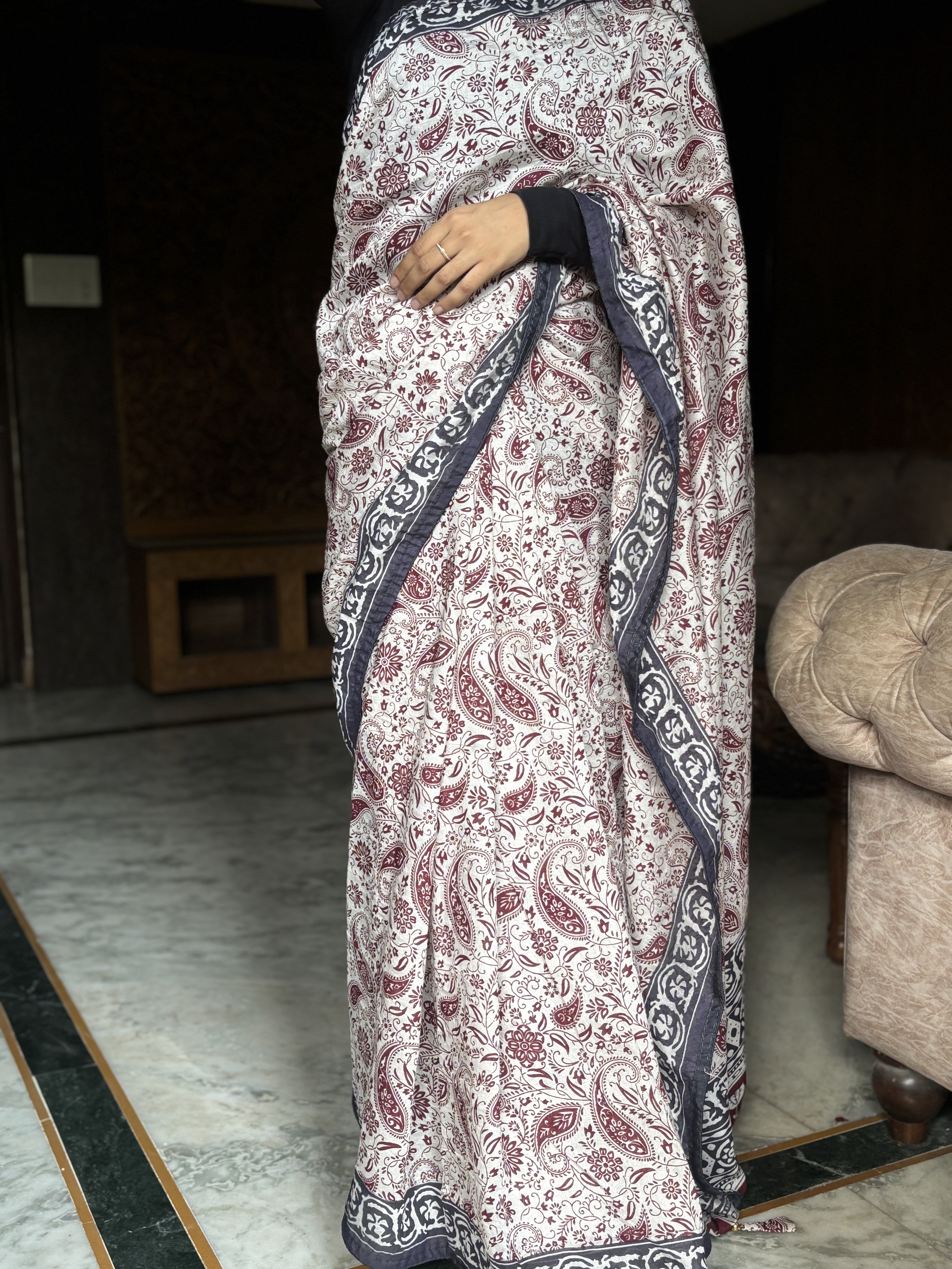 Bagh Print Saree