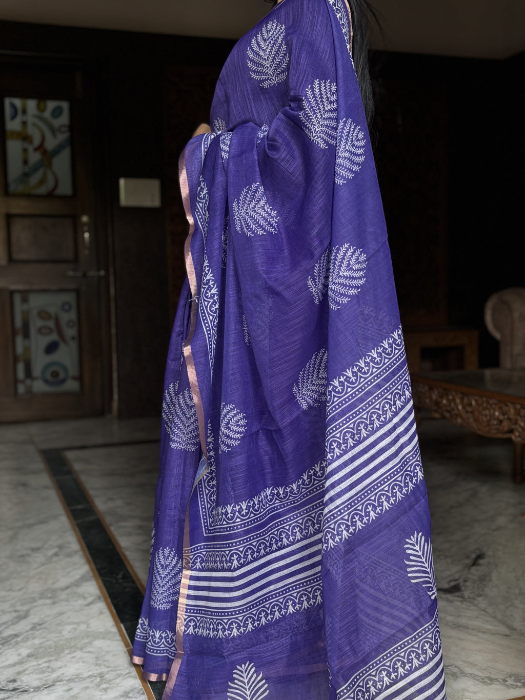 Jamuni Linen Cotton Saree