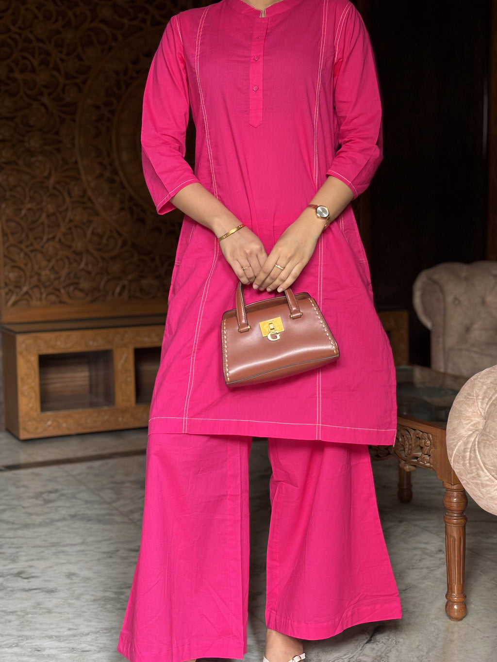 pink cord set