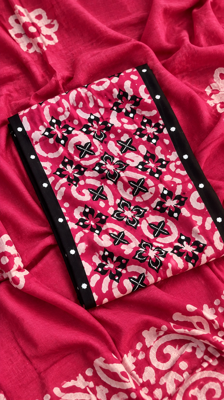 Batik Rangoli Cotton Unstitched Suit