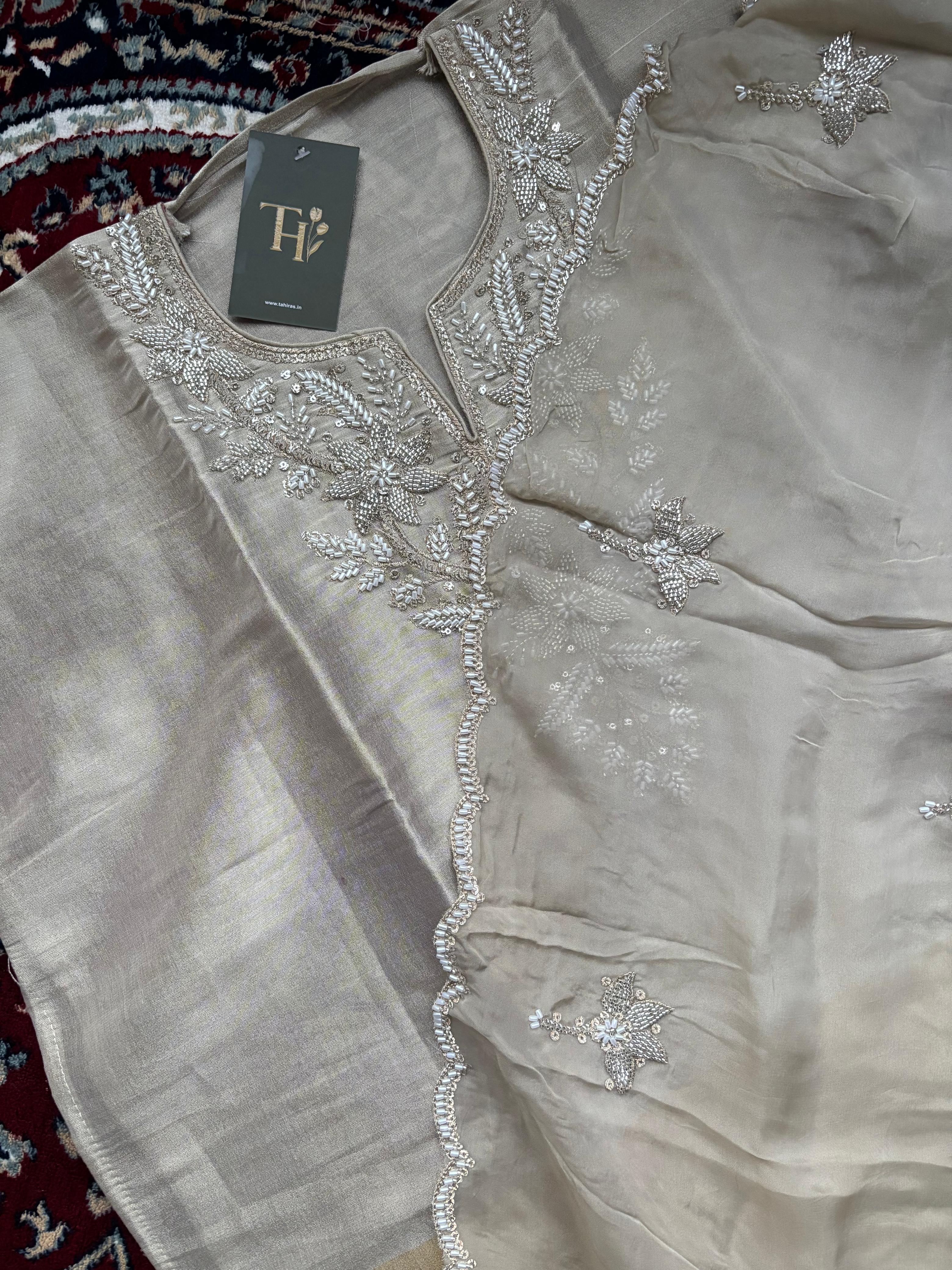 DUAL SHIMMER UNSTITCHED SUIT