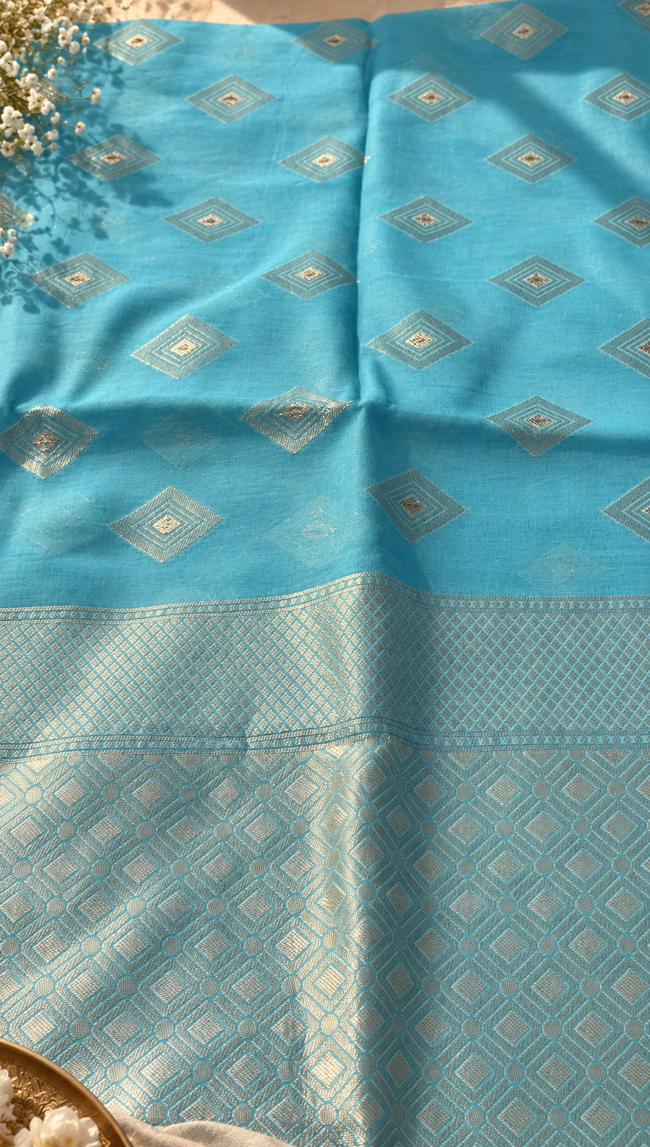 Diamond Jaal Cotton Saree